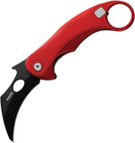 LionSTEEL LEone Mid Framelock Red Aluminum Folding PVD M390 Pocket Knife LE2ARB