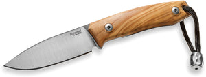 Lion Steel M1 Fixed Blade Olive Wood Handle M390 Bohler Stainless Knife M1UL