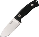 Lion Steel Hunter Black G10 Handle D2 Tool Steel Fixed Knife w/ Belt Sheath M2G10