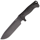 Lion Steel Black Micarta Handle Sleipner Steel Fixed Blade Knife w/ Sheath M7MB