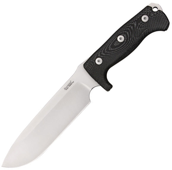 Lion Steel Black Micarta Handle Sleipner Steel Fixed Blade Knife w/ Sheath M7MS