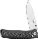 LionSTEEL Nini 1 Crossbar Lock Carbon Fiber Folding M390 Pocket Knife NN1CF