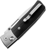 LionSTEEL Nini 2 Crossbar Lock Black G10 & Titanium Folding M390 Pocket Knife NN2GBK
