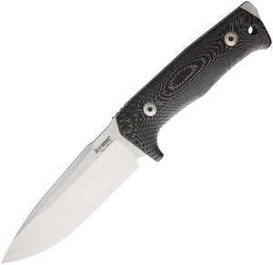 Lion Steel 10" T5 Fixed Blade Satin Niolox Tool Steel Black Micarta Knife T5MI