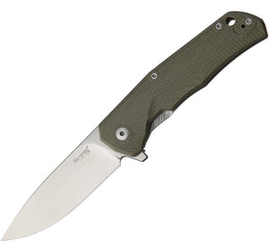 Lion Steel TRE G10 Green Handle Framelock Bohler M390 Stainless Knife TREGGR