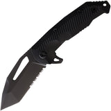 LOTAR Combat AKRAV Gen 5 Ghost Framelock Folding D2 Pocket Knife RF105BKX