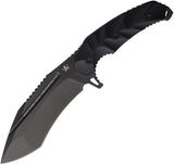 LOTAR Combat KOBRA Gen 6 Sigma King Black G10 D2 Steel Fixed Blade Knife K106BKX