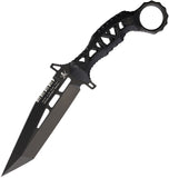 LOTAR Combat KHAOS REVENGER Black G10 CPM-3V Fixed Blade Knife KA102BK