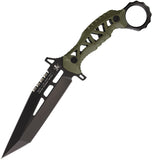 LOTAR Combat KHAOS REVENGER OD Green G10 CPM-3V Fixed Blade Knife KA102OD