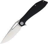 Maratac BXTR Linerlock Black G10 Folding 8Cr13MoV Drop Pt Pocket Knife R126