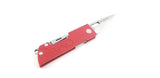 Maserin D-DUT Red Aluminum Folding 440 Stainless Multi-Tool Pocket Knife 214R