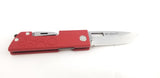 Maserin D-DUT Red Aluminum Folding 440 Stainless Multi-Tool Pocket Knife 214R