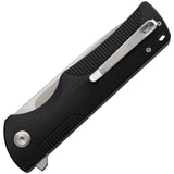 Maserin Sportin Linerlock Black G10 Folding D2 Steel Pocket Knife 46011G10N
