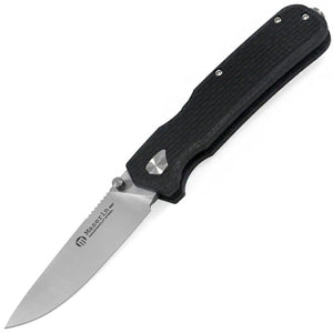 Maserin Pulse W-Lock Black Micarta Folding MagnaCut Drop Pt Pocket Knife 630MCN