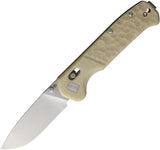 Maserin Frontier Crossbar Lock White Micarta Folding Nitro X7 Pocket Knife 634MCB