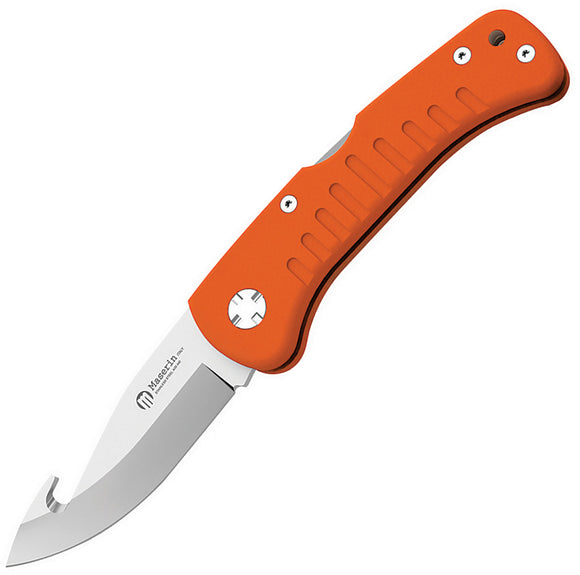 Maserin Skinner Lockback Orange G10 Folding Stainless Pocket Knife 763G10A