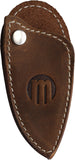 Maserin Mini Trapper Stag Elmax Fixed Blade Knife w/ Leather Sheath 924CV1