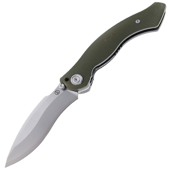 Maxace Vortex S Linerlock Green Micarta Folding SLD-Magic Pocket Knife M26B