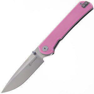 Maxace Peregrine S Linerlock Pink G10 Folding 10Cr15CoMoV Pocket Knife MM302B