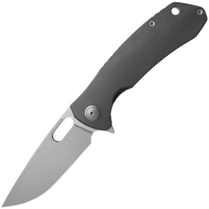 Maxace Balance Framelock Gray Titanium Folding Bohler M390 Pocket Knife MM321A