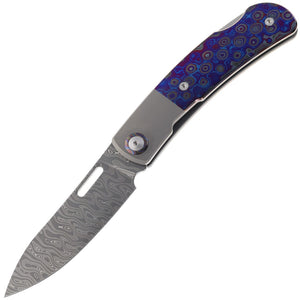 Maxace Beetle 2.0 Lockback Zirconium & Titanium Folding Damascus Knife MM361C