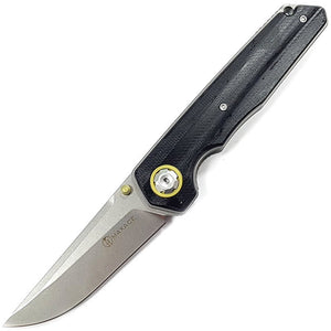 Maxace Samurai 2.0 Linerlock Black G10 Folding Bohler K110 Pocket Knife MSM204