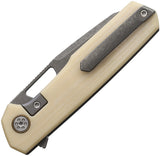 Mechforce Nebo V2 Linerlock Antique Micarta Folding Elmax Pocket Knife F006