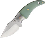 Mechforce Kestrel Jade G10 & Titanium Bohler M390 Fixed Blade Knife F012
