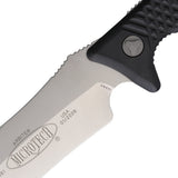 Microtech Arbiter Black Polymer Stonewash Fixed Blade Knife w/ Sheath 10410