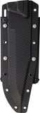 Microtech Arbiter Black Polymer Stonewash Fixed Blade Knife w/ Sheath 10410