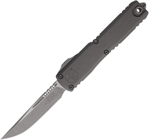 Microtech Automatic Ultratech Gen III ZBP Gray Aluminum OTF Knife 112110APNC