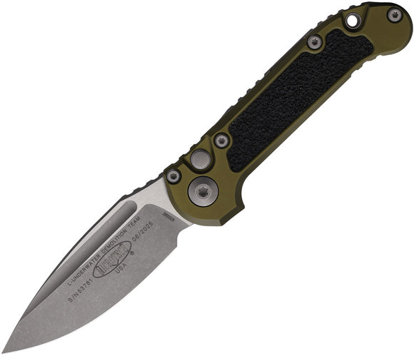 Microtech Automatic LUDT Gen III Button Lock Merlot Aluminum M390MK Knife113510APOD