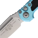 Microtech Automatic LUDT Gen III Knife Button Lock Turquoise Aluminum M390MK Blade 113510TQ