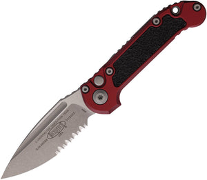 Microtech Automatic LUDT Gen III Button Lock Merlot Aluminum M390MK Knife113511APMR