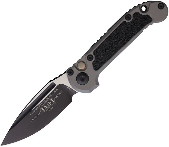 Microtech Automatic LUDT Gen III Button Lock Purple Aluminum M390MK Knife11351NC