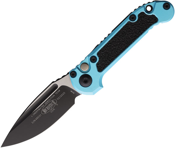 Microtech Automatic LUDT Gen III Button Lock Turquoise Aluminum M390MK Knife11351TQ