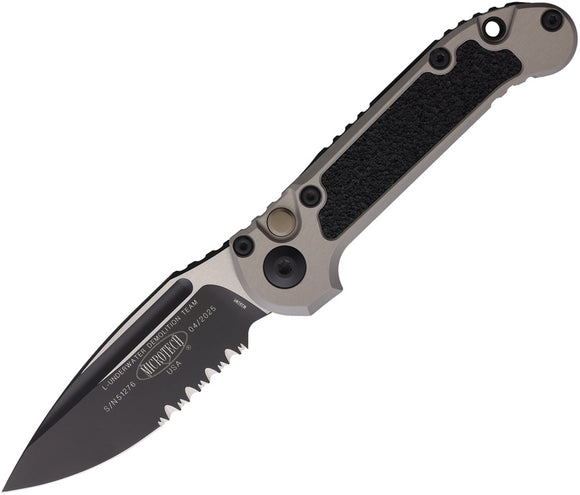 Microtech Automatic LUDT Gen III Button Lock Purple Aluminum M390MK Knife11352NC