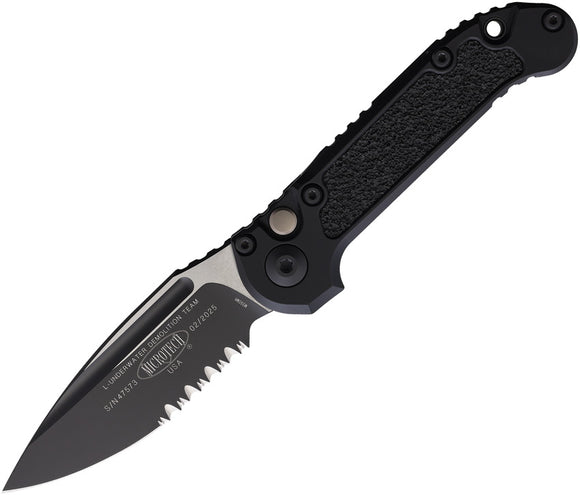 Microtech Automatic LUDT Gen III Button Lock Tan Aluminum M390MK Knife11352T