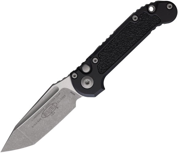 Microtech Automatic LUDT Gen III Button Lock OD green Aluminum M390MK Knife113610AP