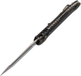 Microtech Automatic LUDT Marfione Select Button Lock Knife Carbon Fiber M390MK Tanto Blade 113610MS16