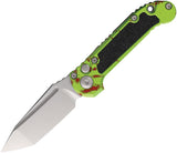 Microtech Automatic LUDT Gen III Button Lock Zombie Aluminum & Traction M390MK Tanto Knife 113610Z