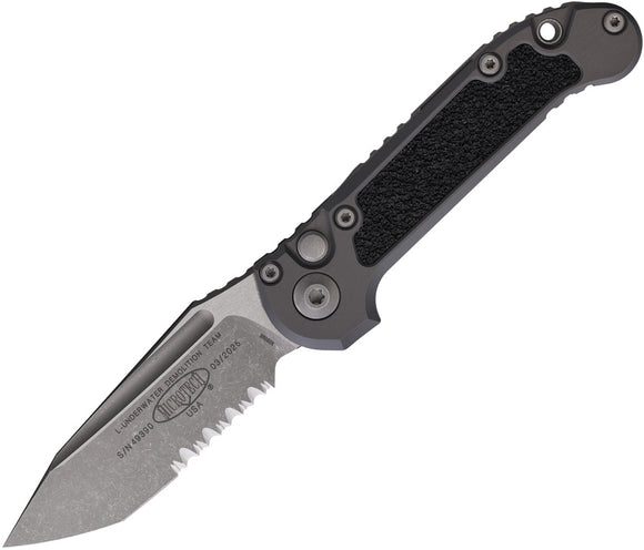 Microtech Automatic LUDT Gen III Button Lock OD green Aluminum M390MK Knife113611APNC