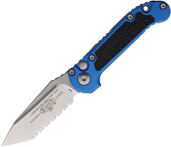 Microtech Automatic LUDT Gen III Button Lock Red Aluminum M390MK Knife113612BL