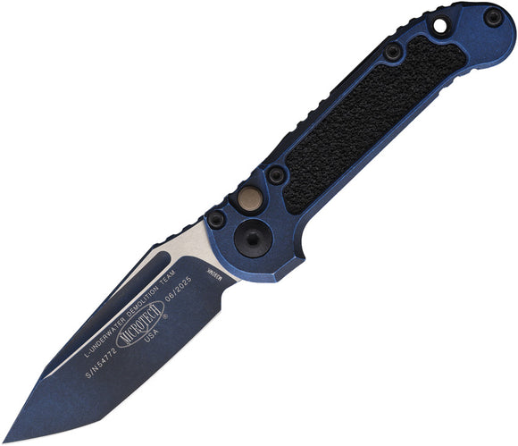 Microtech Automatic LUDT Gen III Button Lock Red Aluminum M390MK Knife11361WBL