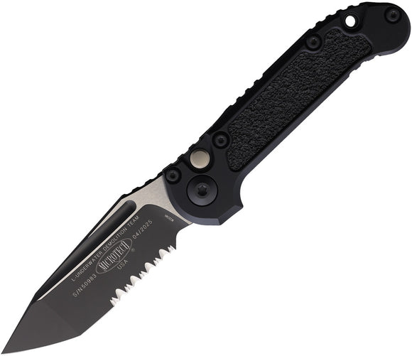 Microtech Automatic LUDT Gen III Button Lock Tan Aluminum M390MK Knife11362T