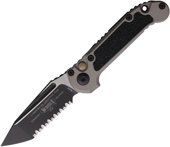 Microtech Automatic LUDT Gen III Button Lock Merlot Aluminum M390MK Knife11363NC