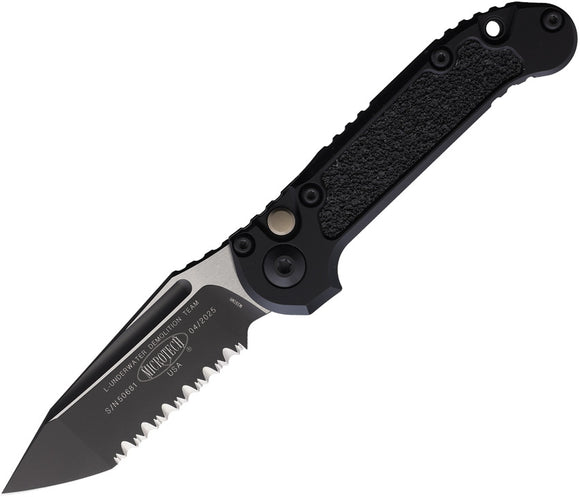 Microtech Automatic LUDT Gen III Button Lock Tan Aluminum M390MK Knife11363T