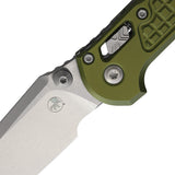 Microtech LUDT Ram-Lok OD Green Frag Aluminum Folding Bohler M390MK Tanto Knife 1136RL10FROD
