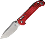 Microtech LUDT Ram-Lok Red Frag Aluminum Folding Bohler M390MK Tanto Knife 1136RL10FRRD