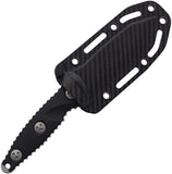 Microtech Socom Alpha Mini Black G10 Apocalyptic Clip Pt Fixed Blade Knife 113M10AP